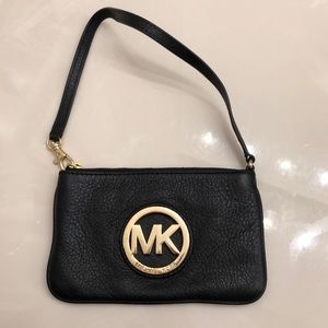 Michael Kors leather wristlet